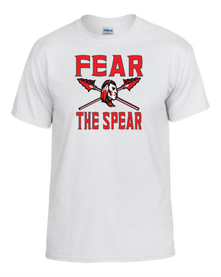 CHS-TRK-517-7 - Gildan Adult 5.5 oz., 50/50 T-Shirt - Fear the Spear- Warrior Cross Spear Logo
