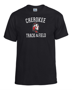 CHS-TRK-522-2 - Gildan 5.5 oz., 50/50 T-Shirt - 2023 Track & Field Logo