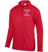 Load image into Gallery viewer, CHS-XC-102-2 - Augusta 1/4 Zip Wicking Fleece Pullover - Cherokee Cross Country Logo
