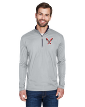 Load image into Gallery viewer, CHS-XC-107-3 - UltraClub Cool &amp; Dry Sport Quarter-Zip Pullover - CHS Front XC Logo