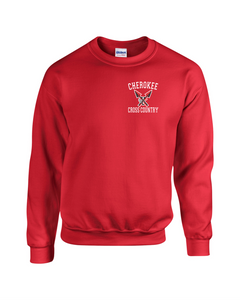 CHS-XC-304-2 - Gildan Crew Neck Sweatshirt - Cherokee Cross Country Logo