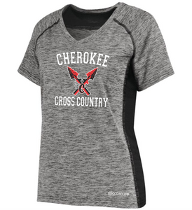 CHS-XC-508-2 - Holloway Ladies CoolCore Shirt - Cherokee Cross Country Logo