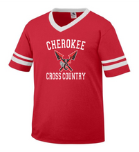 Load image into Gallery viewer, CHS-XC-510-2 - Augusta Sleeve Stripe Jersey - Cherokee Cross Country Logo