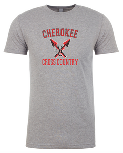 CHS-XC-544-2 - Next Level CVC Crew - Cherokee Cross Country Logo