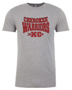 CHS-XC-545-5 - Next Level CVC Crew - Cherokee Warriors XC Front and 2020 Warriors on Back Logos