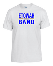 Load image into Gallery viewer, ET-BND-521-2 - Gildan 5.5 oz., 50/50 Short Sleeve T-Shirt -  Etowah Band Eagles Logo