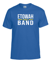 Load image into Gallery viewer, ET-BND-522-2 - Gildan 5.5 oz., 50/50 Short Sleeve T-Shirt -  Etowah Band Eagles Logo
