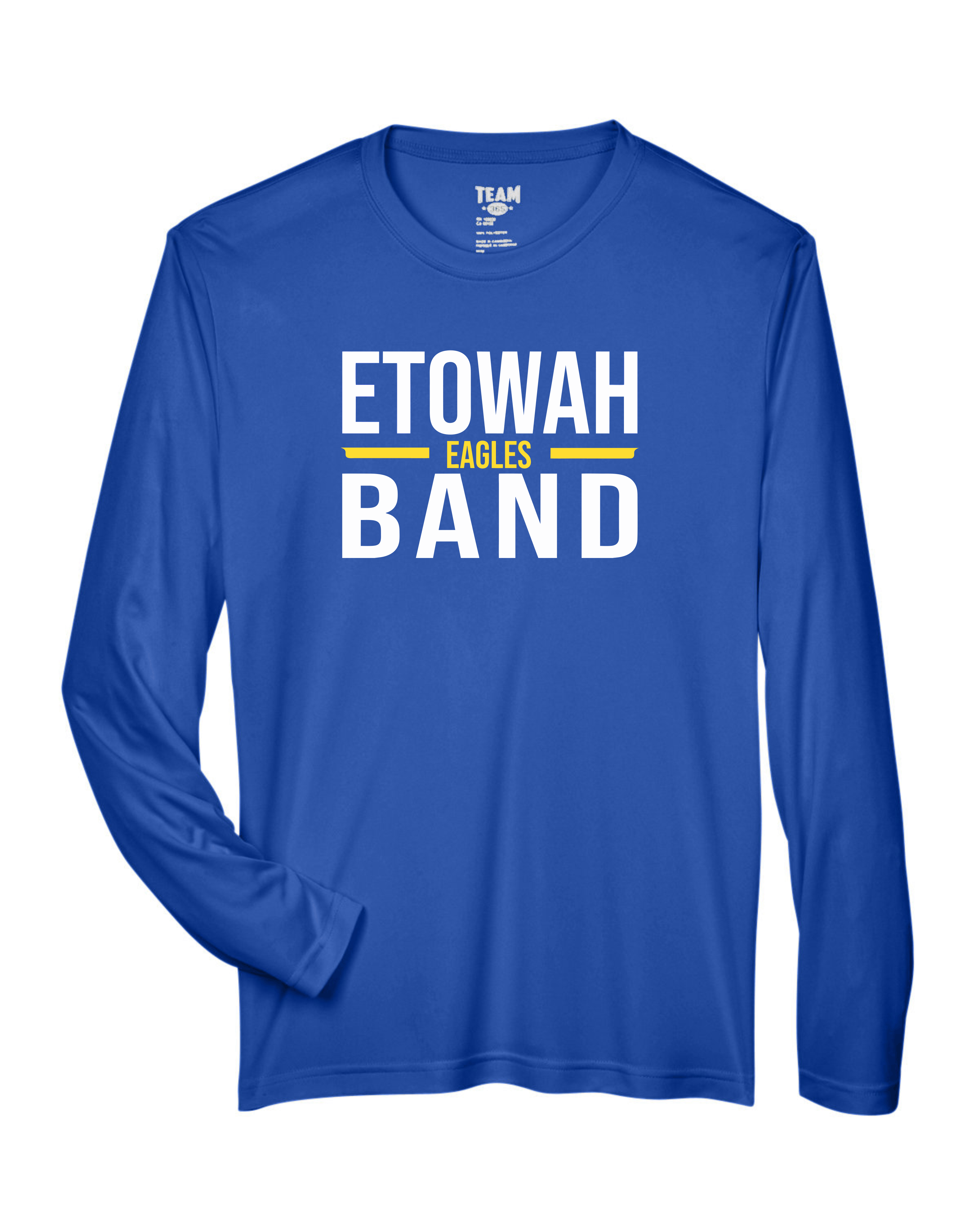 ET-BND-624-2 - Team 365 Zone Performance Long-Sleeve T-Shirt - Etowah Band  Eagles Logo