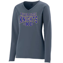 Load image into Gallery viewer, RR-XC-533-1 - Augusta Long Sleeve Wicking T-Shirt - River Ridge KNIGHTS XC Logo