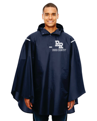 RR-XC-460-2 - Team 365 Adult Zone Protect Packable Poncho - RR Cross Country Logo