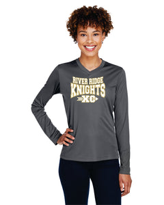 RR-XC-543-1 - Team 365 Zone Performance Long-Sleeve T-Shirt - River Ridge KNIGHTS XC Logo