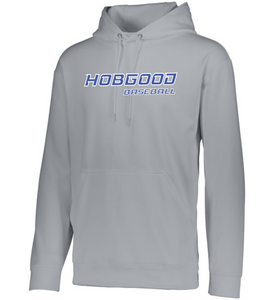 HG-AS-105-21 - Augusta Wicking Fleece Hoodie Pullover - Hobgood Baseball Logo