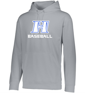 Item HG-BB-105-4 - Augusta Wicking Fleece Hoodie Pullover - Hobgood H Baseball Logo