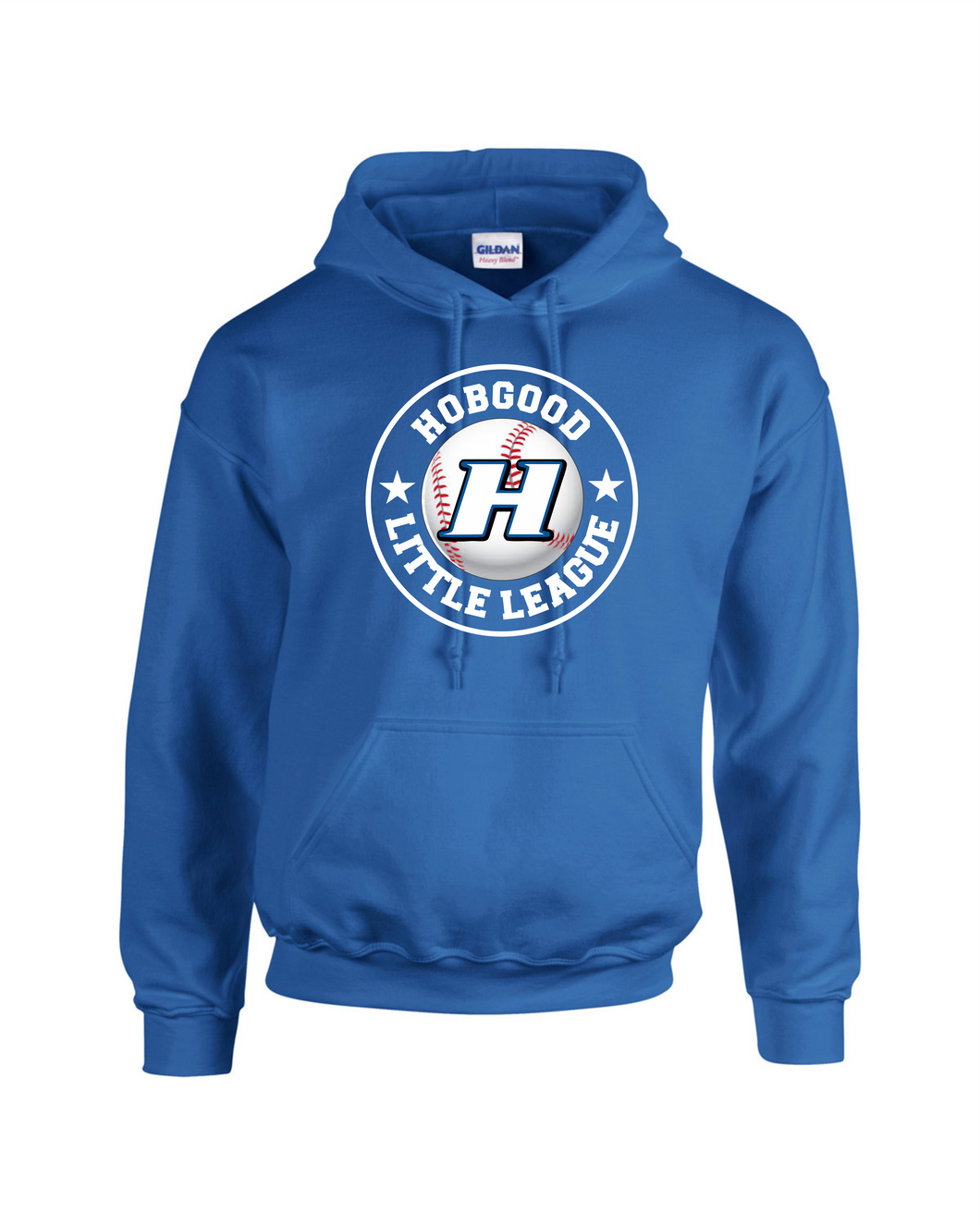 Item HG-BB-303-1 - Gildan-Hoodie - Hobgood LL Baseball Logo