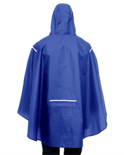 Load image into Gallery viewer, HG-AS-460-4 - Team 365 Adult Zone Protect Packable Poncho -  Hobgood H Baseball Logo