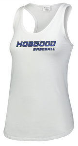 HG-AS-514-21 - Augusta Ladies Lux Tri-Blend Tank - Hobgood Baseball Logo