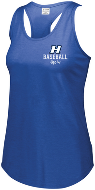 Item HG-BB-514-6 - Augusta Ladies Lux Tri-Blend Tank - Hobgood Baseball Mom Logo