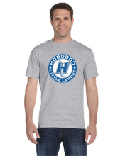 Load image into Gallery viewer, Item HG-BB-517-2 - Gildan Adult 5.5 oz., 50/50 Short Sleeve T-Shirt - Hobgood Baseball Logo