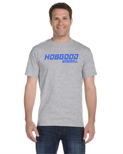 HG-AS-517-21- Gildan Adult 5.5 oz., 50/50 Short Sleeve T-Shirt - Hobgood Baseball Logo