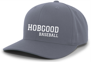 HG-AS-903-21 - Pacific Headwear Cotton-Poly Hook-And-Loop Adjustable Cap - Hobgood Baseball Logo