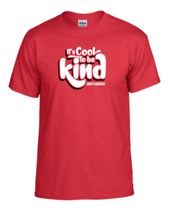 LIB-PTA-481-3 - Gildan 5.5 oz., 50/50 Short Sleeve T-Shirt -  Its Cool to be Kind Logo