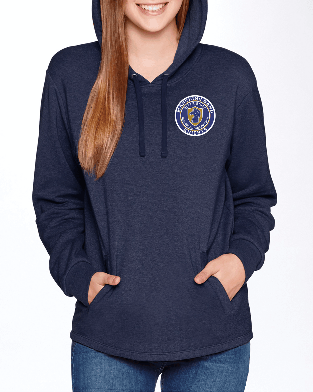 RR-BND-314-2 - Next Level Adult PCH Pullover Hoodie - RR Marching Band Logo