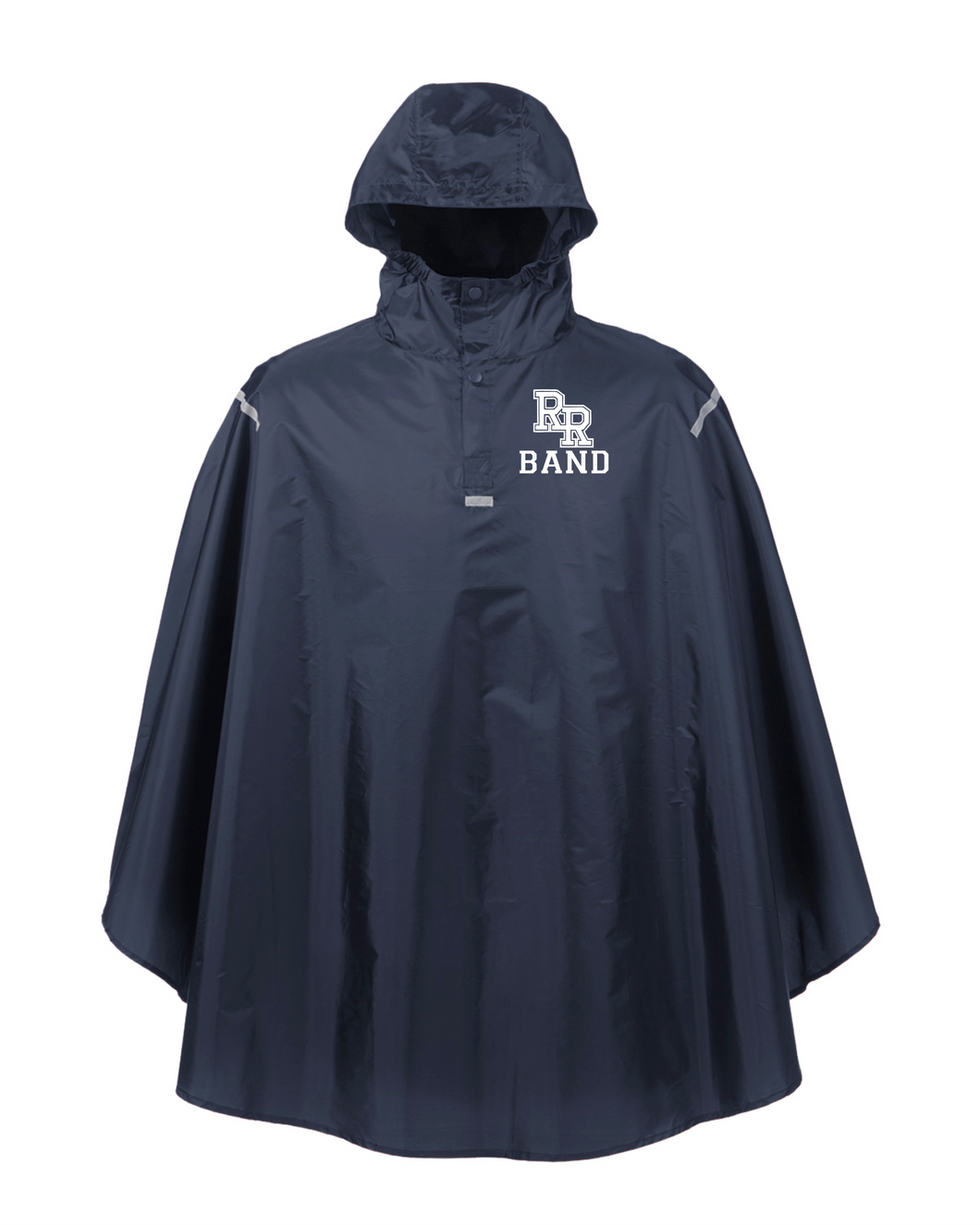 RR-BND-460-3 - Team 365 Adult Zone Protect Packable Poncho - RR Band Logo