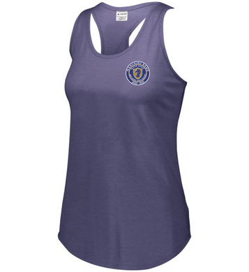 RR-BND-521-5 - Augusta Ladies Lux Tri-Blend Tank - RR Marching Band & KNIGHT Back Logo
