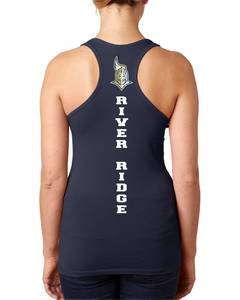 RR-BND-521-5 - Augusta Ladies Lux Tri-Blend Tank - RR Marching Band & KNIGHT Back Logo