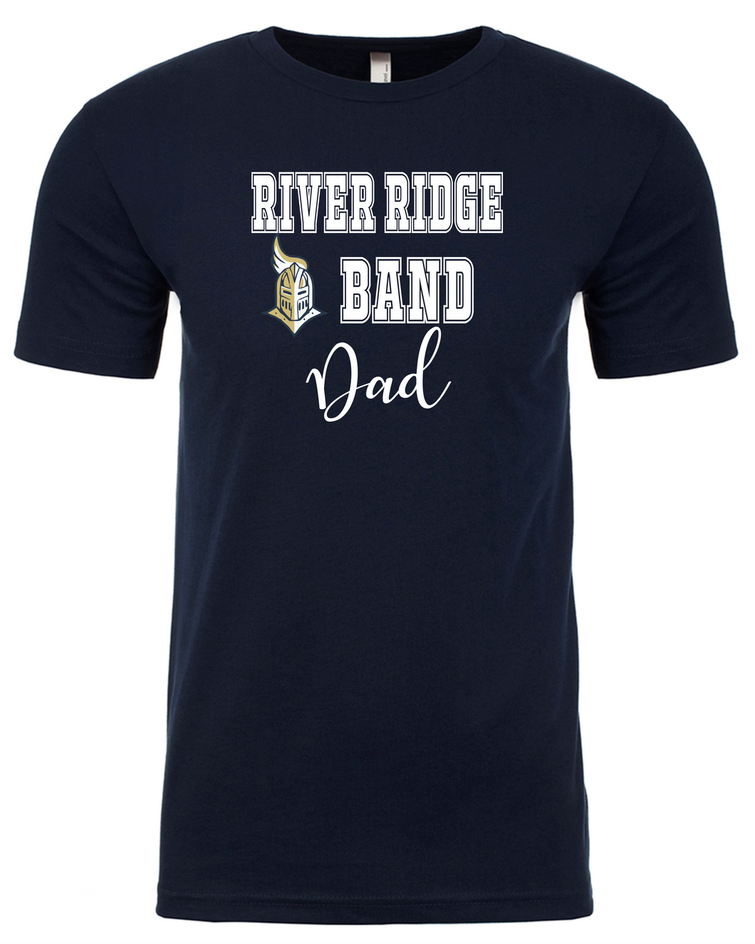RR-BND-526-7 - Next Level Sueded Crewneck T-Shirt - RR Band Dad Logo