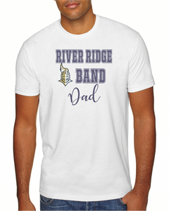 RR-BND-526-7 - Next Level Sueded Crewneck T-Shirt - RR Band Dad Logo