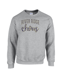 RR-CH-305-1 - Gildan Adult 8 oz., 50/50 Fleece Crew - River Ridge Chorus Logo