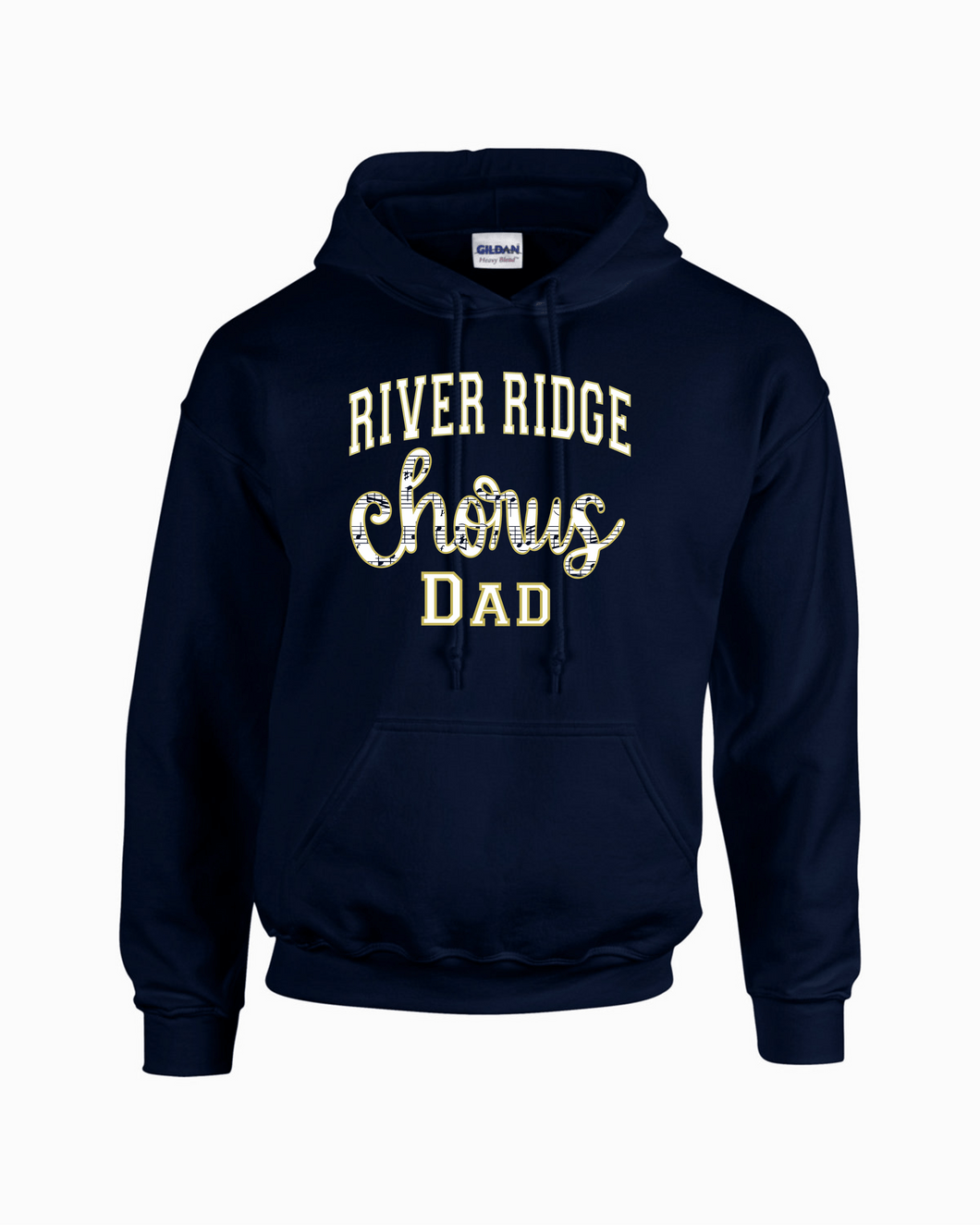RR-CH-306-3 - Gildan-Hoodie - River Ridge Chorus Dad Logo