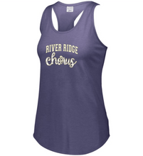 Load image into Gallery viewer, RR-CH-476-1 - Augusta Ladies Lux Tri-Blend Tank - River Ridge Chorus Logo