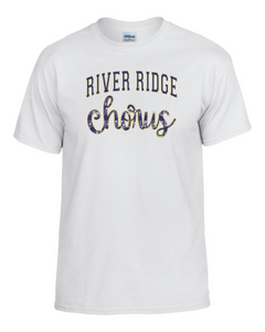 RR-CH-641-1 - Gildan 5.5 oz. 50/50 Short Sleeve T-Shirt -  River Ridge Chorus Logo