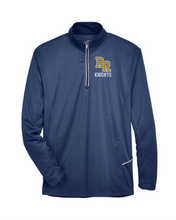 Load image into Gallery viewer, RR-FB-107-2 - UltraClub Cool &amp; Dry Sport Quarter-Zip Pullover - RR KNIGHTS Logo