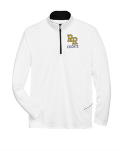 RR-FB-107-2 - UltraClub Cool & Dry Sport Quarter-Zip Pullover - RR KNIGHTS Logo