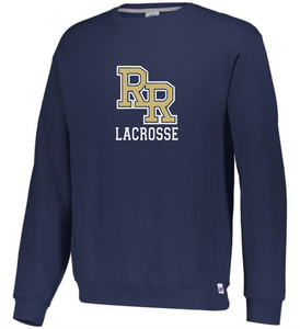 RR-LAX-095-1 - Russell Athletic Unisex Dri-Power Crewneck Sweatshirt - RR Lacrosse Logo