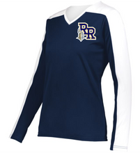 Load image into Gallery viewer, RR-LAX-686-2 - Holloway Ladies Momentum Team Long Sleeve Tee - RR KNIGHTS Logo