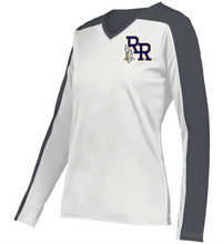 Load image into Gallery viewer, RR-LAX-686-2 - Holloway Ladies Momentum Team Long Sleeve Tee - RR KNIGHTS Logo