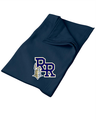 RR-LAX-941-4 - Gildan Heavy Blend Fleece Stadium Blanket - RR KNIGHT Logo