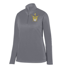 Load image into Gallery viewer, Item RR-SOC-101-1- Augusta 1/4 Zip Wicking Fleece Pullover-RR Lady Knights Soccer Logo