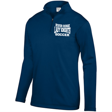 Item RR-SOC-102-2 - Augusta 1/4 Zip Wicking Fleece Pullover - RR KNIGHTS Soccer Logo