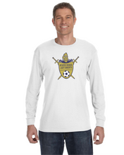 Load image into Gallery viewer, Item RR-SOC-602-1 - Jerzees 5.6 oz. DRI-POWER ACTIVE Long-Sleeve T-Shirt - RR Lady KNIGHTS Soccer Logo
