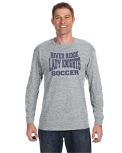 Load image into Gallery viewer, Item RR-SOC-602-2 - Jerzees 5.6 oz. DRI-POWER ACTIVE Long-Sleeve T-Shirt - RR KNIGHTS Soccer Logo