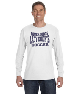 Item RR-SOC-602-2 - Jerzees 5.6 oz. DRI-POWER ACTIVE Long-Sleeve T-Shirt - RR KNIGHTS Soccer Logo