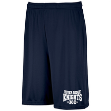 Load image into Gallery viewer, RR-XC-709-1 - Russell DRI-POWER ESSENTIAL PERFORMANCE SHORTS WITH POCKETS - River Ridge KNIGHTS XC Logo