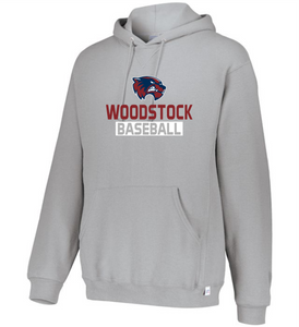WW-BB-091-1 - Russell Athletic Unisex Dri-Power® Hooded Sweatshirt - Woodstock Baseball Logo