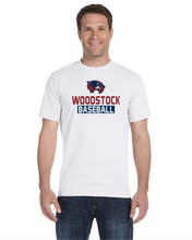 Load image into Gallery viewer, WW-BB-589 - BEEFY-Tee - Hanes Men&#39;s Tall Beefy-T - Woodstock Baseball Logo