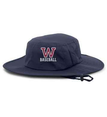 WW-BB-905-2 - Pacific Manta Ray Boonie Hat - Woodstock W Baseball Logo